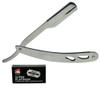 G.B.S Professional Barber Straight Edge Razor Shavette and Pack of 32 Double Edge Blade Variety Pack view 4