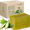 2 PCS Bitter Melon Moringa with Natural Tea Tree Oil Soap Bar for Back Acne, Anti Bacterial Momordica Charantia Body Soap, Anti-Acne, Herbal Cleansing with Melaleuca Quinquenervia Oil view 1