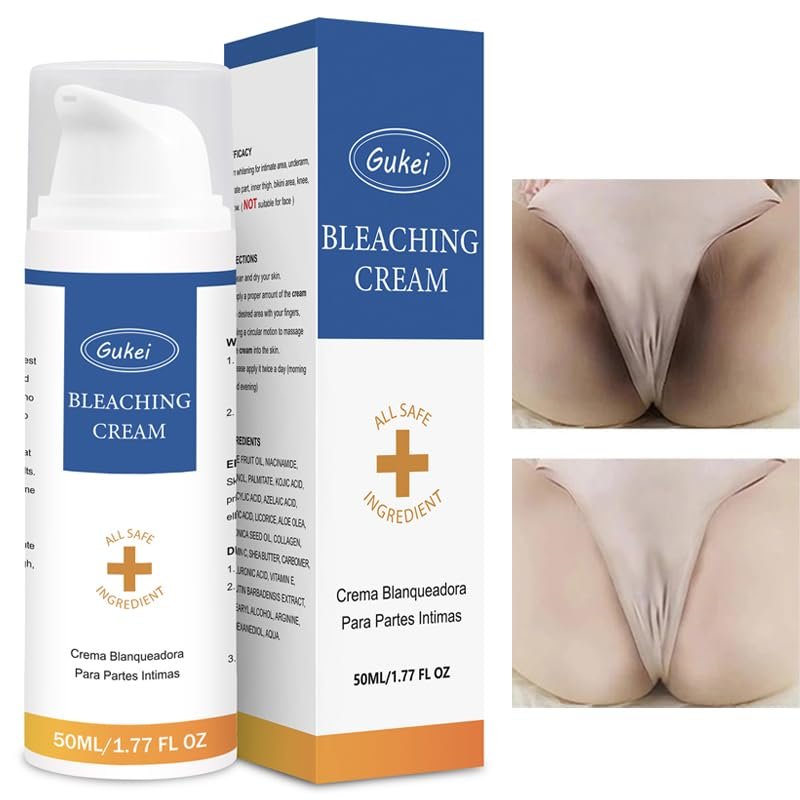 Intimate Areas Skin Lightening Bleaching Cream for Body Sensitive Intimate Area, Private Parts, Underarm, Knees, Elbows, Inner Thigh, Bikini Areas,Skin Whitening Cream Dark Spot Remover.