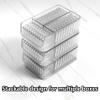 30 Pcs Press On Nail Storage Box Container False Nail Organizer Acrylic Display Case Packaging Box with a Large Stackable All-In-One Box and 120 Pcs Double Sided Adhesive Nail Display Tape view 3