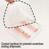 30 Pcs Press On Nail Storage Box Container False Nail Organizer Acrylic Display Case Packaging Box with a Large Stackable All-In-One Box and 120 Pcs Double Sided Adhesive Nail Display Tape view 4