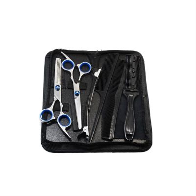 Barber Bag Hair Cutting Scissors and Thinning Shears Set Professional Haircut Scissors Kit Indoor Hairdressing Set with Comb Clip Cape and