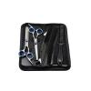 Barber Bag Hair Cutting Scissors and Thinning Shears Set Professional Haircut Scissors Kit Indoor Hairdressing Set with Comb Clip Cape and view 1