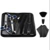 Barber Bag Hair Cutting Scissors and Thinning Shears Set Professional Haircut Scissors Kit Indoor Hairdressing Set with Comb Clip Cape and view 3