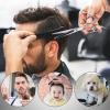 Barber Bag Hair Cutting Scissors and Thinning Shears Set Professional Haircut Scissors Kit Indoor Hairdressing Set with Comb Clip Cape and view 4