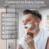 Electric Razor for Men, Mini Foil Shaver with 3-Blade, USB-C Rechargeable Waterproof Cordless Metal Shaver with Travel Case view 2