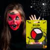 Black White Red Face Paint, 3 Colors Body and Face Painting, Face Body Paint Special Effects Makeup Kit Dress Up Non Toxic Face Painting Kits for Halloween Special Effects SFX Clown Skeleton Cosplay view 1