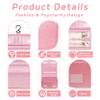 YEMEDA Toiletry Bag Travel Bag with Hanging Hook, Waterproof Capacity Hanging Multifunctional Makeup Bag for Toiletries, Portable Cosmetic Bag Travel Organizer for Women and Men(Pink) view 3