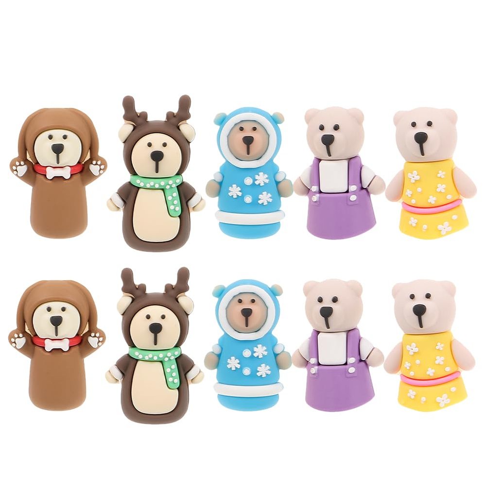 10pcs Animal Nail Scissors Cuticle Nipper Caps Cuticle Nipper Cover Protector Cuticle Nipper Sleeves Nail Nipper Protective Sleeves Cuticle Trimmer Protective Caps