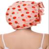 Vettres Silk Bonnet for Sleeping Women, Satin Hair Shower Cap 2025 Tie Band Adjustable Straps Head Wrap for Curly Hair Strawberries F view 4