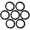 22MM Silk Scrunchies Pack of 7 Pure Mulberry Silk Hair Ties with Elastic Band Silk Scrunchie for Hair No Damage view 1