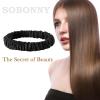 22MM Silk Scrunchies Pack of 7 Pure Mulberry Silk Hair Ties with Elastic Band Silk Scrunchie for Hair No Damage view 2