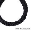 22MM Silk Scrunchies Pack of 7 Pure Mulberry Silk Hair Ties with Elastic Band Silk Scrunchie for Hair No Damage view 3