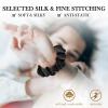 22MM Silk Scrunchies Pack of 7 Pure Mulberry Silk Hair Ties with Elastic Band Silk Scrunchie for Hair No Damage view 4