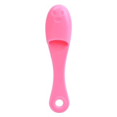 Generic Silicone Finger Brush for Targeted Nose Cleansing, Gentle Exfoliation, Ergonomic Design, Compact 4.1 x 1 inches, Pink