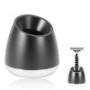 Enforose Men's Manual Beard Razor Stand,Safety Aluminum Shaver Holder Base Accessory for Bathroom view 1