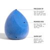 JUNO & Co. Microfiber Makeup Sponge, Dual Layer Technology for Full Coverage Flawless Makeup Blender for Foundation, Powder and Cream (Velvet Style and Blue Color) view 4