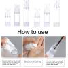 15-100ml Clear Airless Cosmetic Cream Bottle Empty Travel Size Dispenser Refillable Containers for Lotion Shampoo view 3