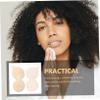 FRCOLOR 12pcs Facial Exfoliating Scrubber Pads Natural Loofah Face Exfoliator Gentle Facial Scrub for Women view 2