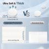 Classycoo Compressed Towel 100 PCS Tablets - Thick, Individually Wrapped Portable Disposable Face Towel Cotton Coin Cloth for Travel, Camping, Hiking, Beauty, Wipes(Soft, Odorless, 9.64 x 7 IN) view 2