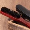 Uitndvyte Beard Brush For Mans Nylons Hair Beard Brush Boar Bristle Beard Brush Mustache Brush Hair Brush Shaving Tool Easy To Use, brown view 3