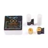 1 Set Handlebar Moustache Training Wheels Set,Visualsource Portable Handlebar Mustache Trainer Beard Template Shaping Styling Tool Mustache Curler Training Wheel For Mustache Gentleman's Gift For Men view 2