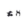 1 Set Handlebar Moustache Training Wheels Set,Visualsource Portable Handlebar Mustache Trainer Beard Template Shaping Styling Tool Mustache Curler Training Wheel For Mustache Gentleman's Gift For Men view 3
