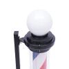 AngelcityCC Barber Pole Red White Blue Stripes with LED Light Traditional Barber Pole Outside Barber Shop Rotating Light Sign Light Box Rainproof Hairdressing Salon Wall Lamp view 4