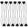 12PCS Hair Beader Tool for Hair Braids, Loading Beads on Hair Braids Beader Tool Quick Automatic Beads Loader Black Hair Bead Maker Threading Applicator Set for Hair Tail Ponytail Styling Maker view 1