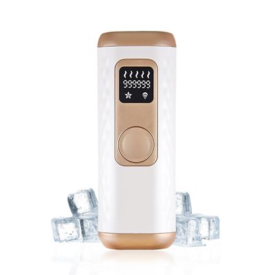 Herbishh IPL Laser Hair Removal, Painless Strong Ice Cooling Care Function- 999,999 Flashes, Hair Removal Machine with 5 Energy levels, 2 Modes- Automatic & Manual, Quartz Tube, For Face & Body, White