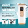 Herbishh IPL Laser Hair Removal, Painless Strong Ice Cooling Care Function- 999,999 Flashes, Hair Removal Machine with 5 Energy levels, 2 Modes- Automatic & Manual, Quartz Tube, For Face & Body, White view 2