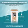Herbishh IPL Laser Hair Removal, Painless Strong Ice Cooling Care Function- 999,999 Flashes, Hair Removal Machine with 5 Energy levels, 2 Modes- Automatic & Manual, Quartz Tube, For Face & Body, White view 4