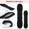 11Pcs Hair Bun Maker Kit, (3 Large, 4 Small) Soft Foam Sponge Buns with 3Pcs Twist Hair Tool and Comb, Reusable Flexible Hair Bun Donut for Women Updos, Ballet Buns, Waves Style view 3
