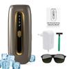 Herbishh IPL Laser Hair Removal, Painless Ice Cooling Technology - 999,999 Flashes, Hair Removal Machine with 4 Energy Levels, Skin Sensor & 4 Flash Modes, Sapphire Cooling, For Face & Body, Grey view 1