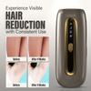 Herbishh IPL Laser Hair Removal, Painless Ice Cooling Technology - 999,999 Flashes, Hair Removal Machine with 4 Energy Levels, Skin Sensor & 4 Flash Modes, Sapphire Cooling, For Face & Body, Grey view 3