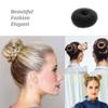 2.4 Inch Extra Small Hair Bun Maker for Kids, 6 PCS Hair Bun Donut Sock Bun Form for Girls, Mini Hair Doughnut Shaper for Short and Thin Hair (Black) view 4