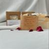 Soanna Set of 2 Argan Rose Soap. Handmade, all natural Ingrediants., Beige view 3