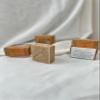 Soanna Set of 2 Coffee & Turmeric Soap, 100% natural ingrediants, organic., Beige view 1