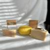 Soanna Set of 2 Lemongrass Soap, Natural Ingrediants, handmade., Beige view 3