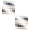 Didiseaon 48pcs Double-sided Eyeshadow Applicators Lightweight Eye Shadow Brushes for Easy Makeup Application Versatile Cosmetic Tools for Professional and Everyday Use view 1