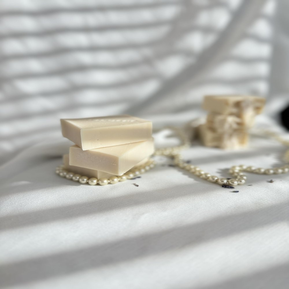 Soanna Set of 2 Baby Soap (Unscented) Vegan., Beige
