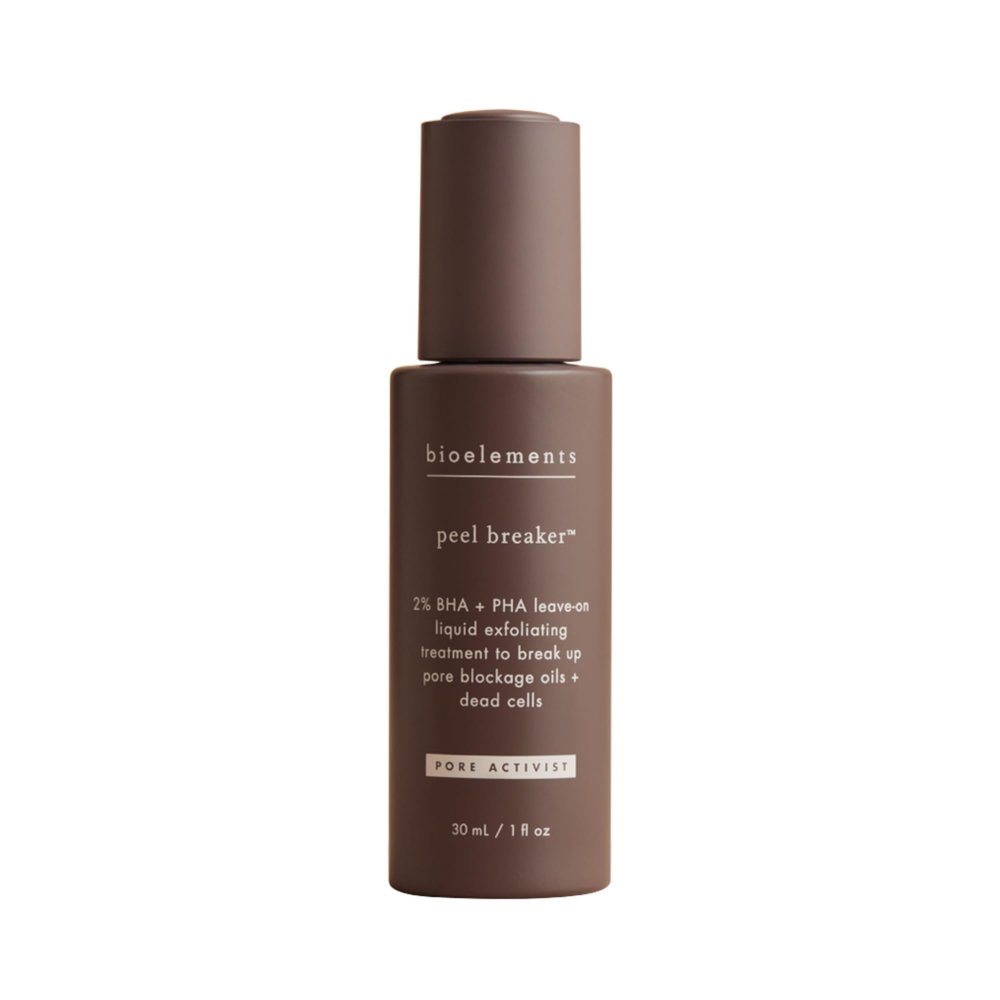 Bioelements Peel Breaker - 1 fl oz - 2% BHA + PHA Leave-On Liquid Exfoliating Treatment to Break Up Pore Blockage Oils + Dead Cells - Vegan, Gluten Free - Never Tested on Animals