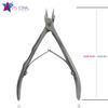 412P Ps Star PODO PRO, Professional Ingrown Nails Nippers Long tip, 12mm Straight Cutting Edges ideal for pedicure and podiatry. Surgical Steel with Cobalt Alloy, Double Spring, Ergonomic Handles view 2