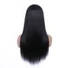 13 * 4cm Long Straight Hand Made Human Hair Lace Wigs for Woman Natural Black for Hair Loss (26inch(65cm)) view 1