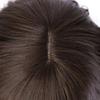 10inch Fashion Wavy Straight Bangs Short Synthetic for Woman for Hair Loss Machine Made (Brown) view 2