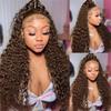 13X6 Deep Wave Hd Lace Frontal Wig Glueless Brazilian Human Hair Wigs For Women view 3