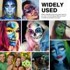 FREEORR Black Face Body Paint Makeup 30G,Professional Stage Screen Halloween,Non Toxic Face Body Paint Makeup for Halloween Costume Theater Dress-Up Zombie Vampire Skeleton Clown Makeup-02 view 4