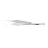 Compact Precision Long Fat Tweezers - Multi-Purpose Professional Tool for Hair Removal & DIY Craft - Portable & Easy to Use - for Microscope & Nail Art - Stainless Steel view 1