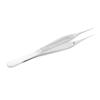 Compact Precision Long Fat Tweezers - Multi-Purpose Professional Tool for Hair Removal & DIY Craft - Portable & Easy to Use - for Microscope & Nail Art - Stainless Steel view 2