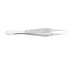 Compact Precision Long Fat Tweezers - Multi-Purpose Professional Tool for Hair Removal & DIY Craft - Portable & Easy to Use - for Microscope & Nail Art - Stainless Steel view 3